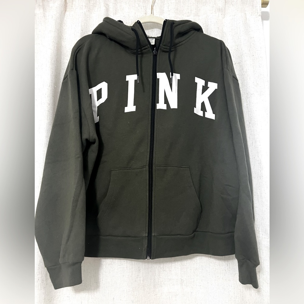 Pink Victorias Secret sweater.